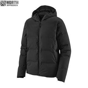 Veste matelassée personnalisée pour hommes Streetwear à capuche épais et imperméable à manches régulières avec des vêtements personnalisés à la mode en duvet de canard - Product Image 5
