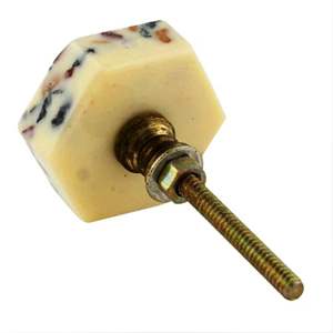 ARTISANAT Articles décoratifs Boutons de porte Boule en marbre blanc Vente à chaud Boutons en marbre Couleur personnalisée Forme Taille Fabriqué en Inde Article - Product Image 2