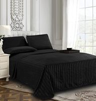 Draps de lit pleine grandeur de luxe Ensemble de qualité hôtelière Draps de lit Housses de couette
