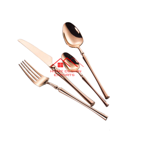 Cubiertos de lujo de venta caliente en tarifa al por mayor en MOQ bajo Juego de 5 Home Hotel Cubiertos Accesorios Cubiertos Juego de cubiertos - Product Image 2