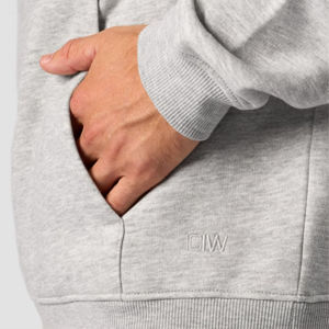 Sudadera Deportiva Casual para Hombre, 100% Algodón, Primavera Otoño, Talla Grande, con Capucha, Logotipo Bordado, Deportiva de Invierno, Lisa, Teñida, en Venta - Product Image 2