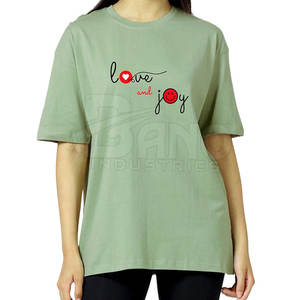 Camisetas de mujer de lona de algodón 100% transpirable ligero al mejor precio para uso en exteriores en verano - Product Image 1