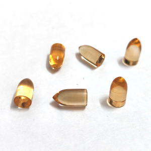 Citrine 10x5mm forme de balle lisse pierre précieuse en vrac 2.04 carat qualité naturelle fantaisie pierre unie pour réglage de bijoux - Product Image 2