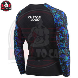 Rashguard de Entrenamiento de MMA de Primera Calidad, Diseño Sublimado, Secado Rápido, Manga Larga, Poliéster/Spandex/Nailon 220g - Product Image 5