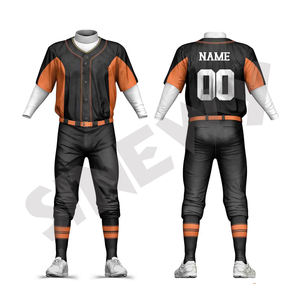 Paquete de camisetas de béisbol personalizadas por sublimación, 100% poliéster, transpirables, de malla. - Product Image 3