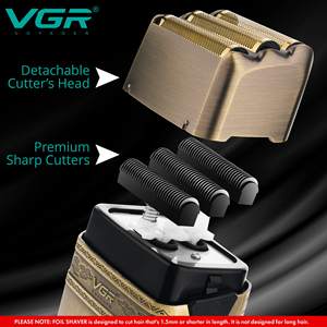 Afeitadora Eléctrica Inalámbrica Recargable para Hombre, Máquina de Afeitar Impermeable y Lavable con Triple Cuchilla para Cabeza Calva y Barba - Product Image 5