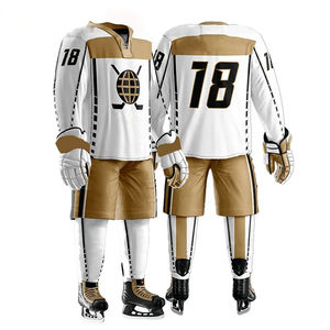 Nouvel arrivé Uniforme de hockey sur glace à faible taux Meilleur matériau Personnalisé Minimum quantité minimale de commande bas à vendre Uniforme de hockey sur glace pour hommes - Product Image 1