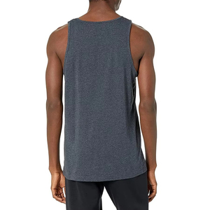 Débardeur en coton pour homme personnalisable, col rond, confortable, de qualité, respirant, ample, sans manches, t-shirt, veste, tricot, style décontracté - Product Image 6