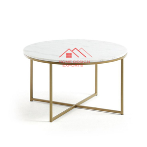 Gold Finished Coffee Table <b>Furniture</b> Hot Selling <b>Home</b> <b>Decor</b> Marble <b>Furniture</b> Coffee Table - Product Image 3