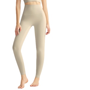Leggings chauds pour femmes en spandex/nylon doublés de polaire, taille haute, couleur unie, avec poche, pour l'automne, l'hiver, le yoga et l'entraînement - Product Image 6