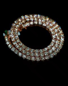 Collar de eslabones cubanos multicolor y pesado chapado en oro auténtico de 14mm personalizado para mujeres y hombres - Product Image 3