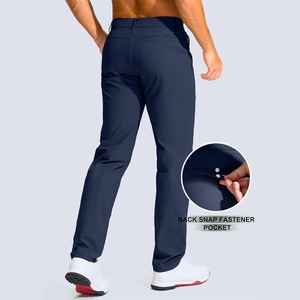 Pantalones de golf transpirables elásticos para hombre con logotipo OEM personalizado para promociones corporativas y regalos - Product Image 2
