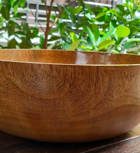 Best Selling High Quality Round Wooden <b>Bowl</b> Salad <b>Bowl</b> <b>Large</b> Serving Wooden <b>Bowls</b> Made in Vietnam - Product Image 3
