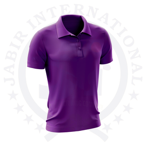 Polo personalizable 100% de algodón y poliéster para hombre, patrón sólido, manga corta, ajuste Regular, teñido liso, diseño estampado de punto - Product Image 5