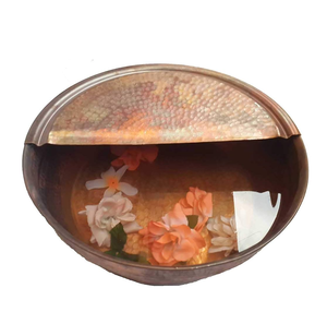 ชามสปาเท้าทำจากทองแดงล้วนทำจากค้อนสำหรับร้านเสริมสวยสปาเท้าดีไซน์ใหม่ล่าสุด - Product Image 3