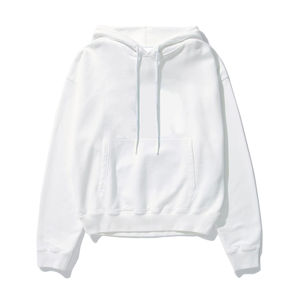 Sudaderas con capucha personalizadas para hombre 100% algodón de gran tamaño sublimación Heavyweight Pullover Sudadera con capucha corta en blanco para hombres 2026 - Product Image 2