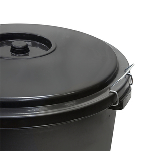 Cubo della Spazzatura in Plastica per Comunità con Coperchio, 50 Litri - Product Image 3