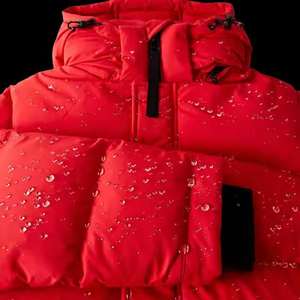 Blouson d'hiver matelassé pour femme personnalisé, nouveau style, design matelassé, imperméable, coupe-vent, tissu respirant, capuche en coton - Product Image 4