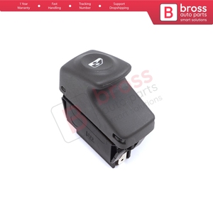 สวิตช์ยกกระจกเดี่ยว BDP855 6 ขา สีเทา สำหรับ Kangoo Scenic Megane Logan MK1 Clio Scenic MK2 7700421119 - Product Image 4