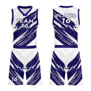 Kit d'uniforme de basket-ball haute performance ensemble personnalisé à séchage rapide avec numéro de nom de joueur et options de logo d'équipe - Product Image 4