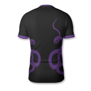 Camiseta personalizada de manga corta Rash Guard para hombres y mujeres UPF 50 + Protección solar de secado rápido Swim Surf Top OEM Proveedor de ajuste de compresión - Product Image 6