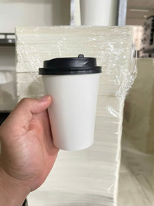 Vaso de Papel Desechable GREEN NEST, Compostable, de Grado Alimenticio, con Revestimiento de PE de Pared Simple, Impresión de Logotipo Personalizado para Bebidas Calientes/Frías, Café - Product Image 5