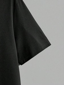 2025 ensemble de shorts et de t-shirts d'été respirants personnalisés pour hommes de qualité supérieure 100% coton décontracté uni élégant Logo imprimé - Product Image 5