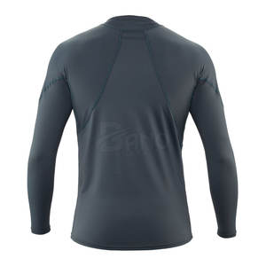Camiseta de Compresión (Rash Guard) de Manga Larga para Hombre, Calidad Premium, Colores Personalizados, Material Spandex/Nylon/Poliéster, Logotipo Personalizado, Servicio OEM - Product Image 2
