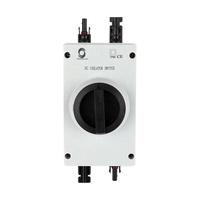 Interrupteur d'isolement à 4 pôles IP66 WSISO-50 étanche DC 1000V 1500V 32A 50A avec connecteur solaire