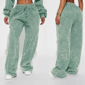 Ensemble survêtement et sweat à capuche pour femme, taille plus, deux pièces, décontracté, uni, écologique, séchage rapide, 100% coton - Product Image 5