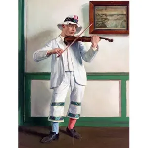 MORRIS DANCER From BAMPTON 6x8 Mural de pared de cerámica Cocina Baño Backsplash Azulejo - Product Image 1