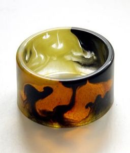 Bijoux ARTISANAUX Résine Acrylique Bracelet Bracelet Exagéré Éblouissant Multicolore Large Irrégulier Carré Acrylique Bracelets Femmes - Product Image 3