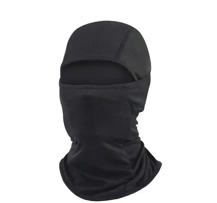 Personnalisation complète d'un trou polyester noir hiver neige couvre-visage complet moto sport cyclisme masques de ski cagoule masque facial
