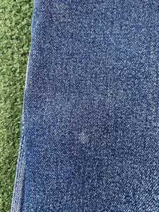 Vintage 90S Mecca Logo Carpenter Denim Jean Shorts Jorts Hombres Talla 41 - Product Image 5