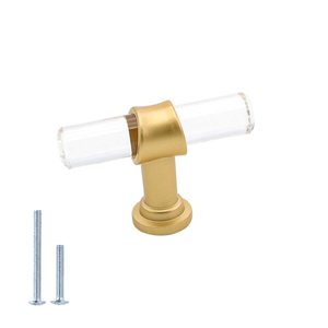Top Selling Various Size Acrylic Drawer Wardrobe T- <b>bar</b> Handle Home Bathroom Pulls Home Kitchen Cabinet Door Handle Pull - Product Image 2