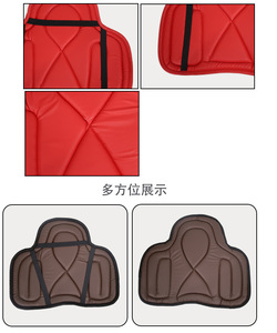 Coussin de selle équestre touristique confortable, absorbant la transpiration, <span class=keywords><strong>tapis</strong></span> <span class=keywords><strong>d</strong></span>'équitation confortable et amortissant les chocs pour l'équitation récréative et les obstacles - Product Image 5