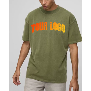 Camisetas Hombres 100% Camiseta de algodón Casual Diseño personalizado Impreso Venta al por mayor Hip Hop Camiseta - Product Image 4