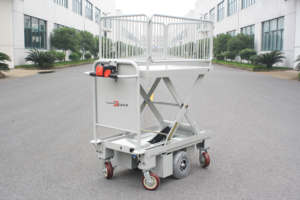 Chariot électrique de 400kg avec chariot élévateur électrique ELT400-109 quatre roues en plastique chariot pliable à plate-forme de chariot de camion à main - Product Image 5