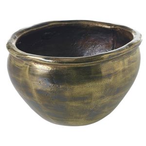 Florero de maceta de mesa antiguo dorado para interior y exterior, decoraciones de mesa de boda, jarrón de Metal para flores a la venta - Product Image 1