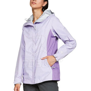 Oversized <b>Women</b> <b>Windbreaker</b> Jacket Durable Breathable Canvas Plain Dyed Comfortable - Product Image 1