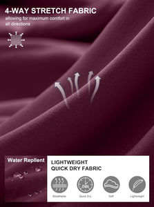 กางเกงขาสั้นผ้าชิโนสำหรับผู้ชายกางเกงขาสั้นผ้าชิโนกอล์ฟแบบสั่งทำ - Product Image 4