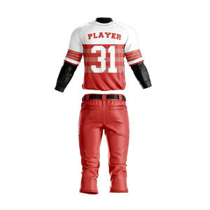 Uniforme de Béisbol de Buena Calidad con Nuevo Diseño en Diferentes Tallas, Hecho de Poliéster, Uniforme de Béisbol de Diseño de Buena Calidad - Product Image 2