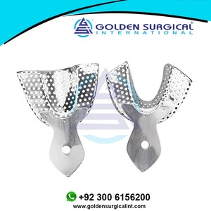 6 Piezas de Bandejas Dentales de Acero Inoxidable para Impresiones Dentales, Autoclavables, Instrumentos para Dentaduras Postizas, Herramientas de Dentista, Bandeja para Guardar Dientes - Product Image 6