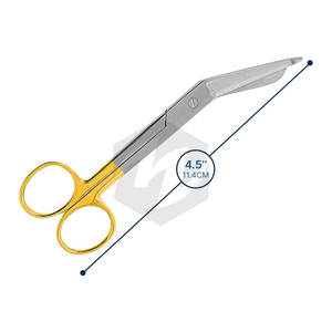 Tijeras para Vendajes Lister Manuales de Primera Calidad, Acero Inoxidable de Grado Quirúrgico, Certificación MOL, Primeros Auxilios, Odontología, Veterinaria, Cirugía - Product Image 5