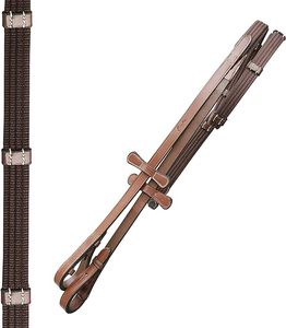 Doublure douce, coutures de créateur de forme anatomique et muserolle livrées avec des rênes Web équipées d'un bouchon à main - Product Image 4