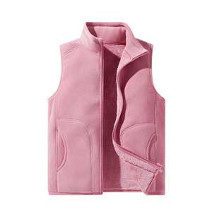 Gilet en polaire réversible décontracté pour homme sur mesure, taille plus, veste d'hiver imperméable, fermeture éclair, tendance, chaud, à capuche, service OEM - Product Image 5