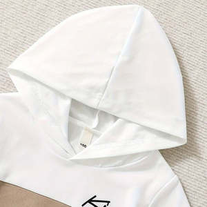 Chándales sólidos informales de invierno para niños personalizados, traje de correr de algodón ligero transpirable para niños, servicio OEM al por mayor - Product Image 3