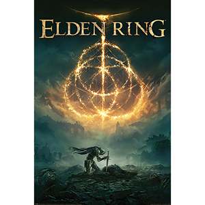 Elden Ring Modern Style Canvas <b>Poster</b> Battlefield of the Fallen Wall Art with Black Frame - Product Image 4