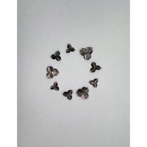 Cuentas Sueltas de Concha Negra MOP - Forma de Flor - Product Image 3