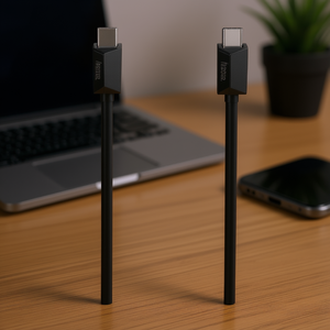 Cable de Datos USB-C 2.0 Negro de 0.75m, Modelo 00200629 - Product Image 3